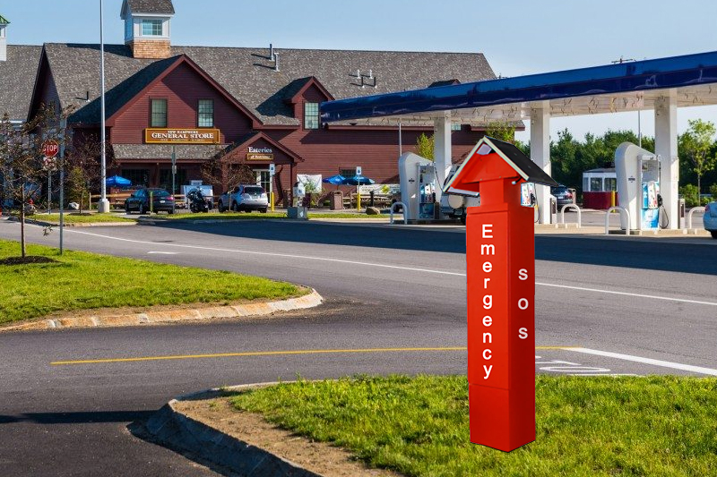 emergency call box